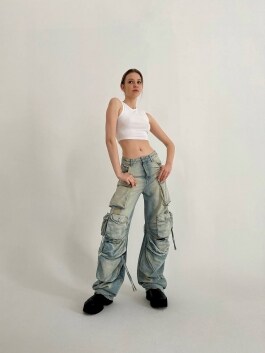 Джинсы The Attico 10698 - image 14 - Photo 14