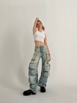 Джинсы The Attico 10698 - image 13 - Photo 13